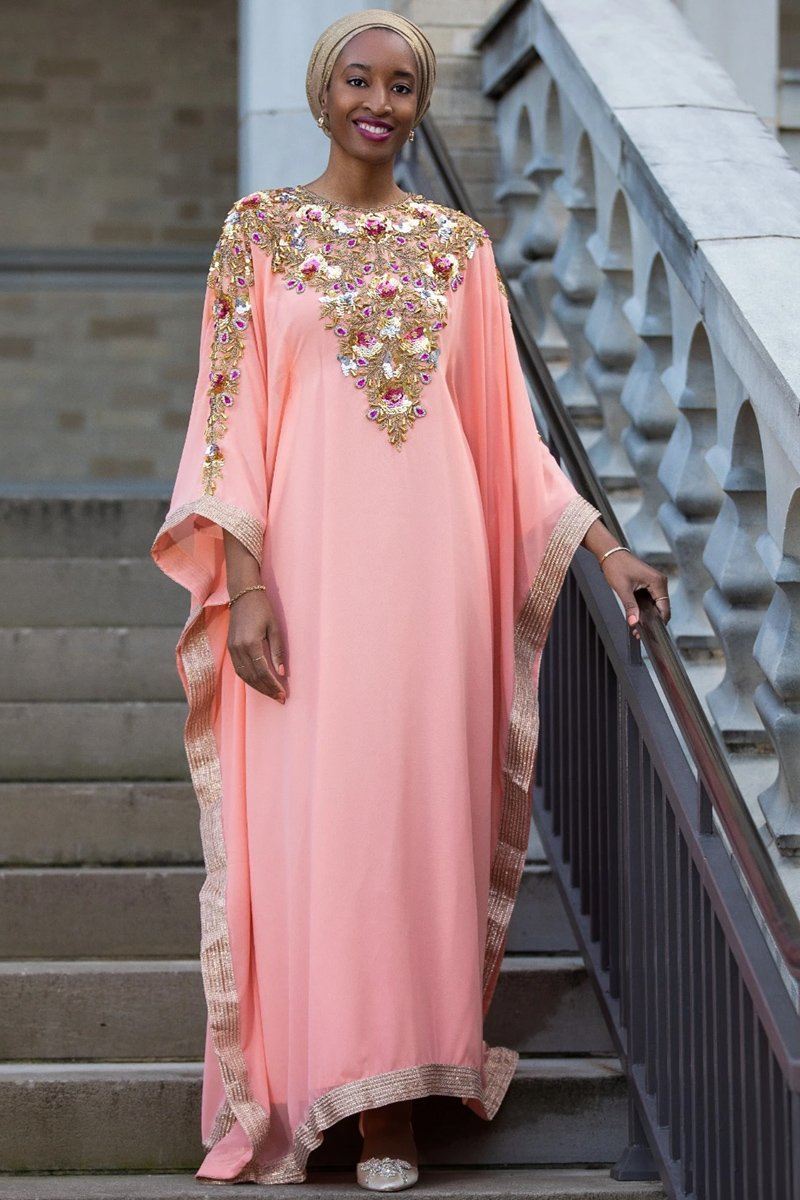 Hana Kaftan 58 / Peach Hana Kaftan 58 / Peach
