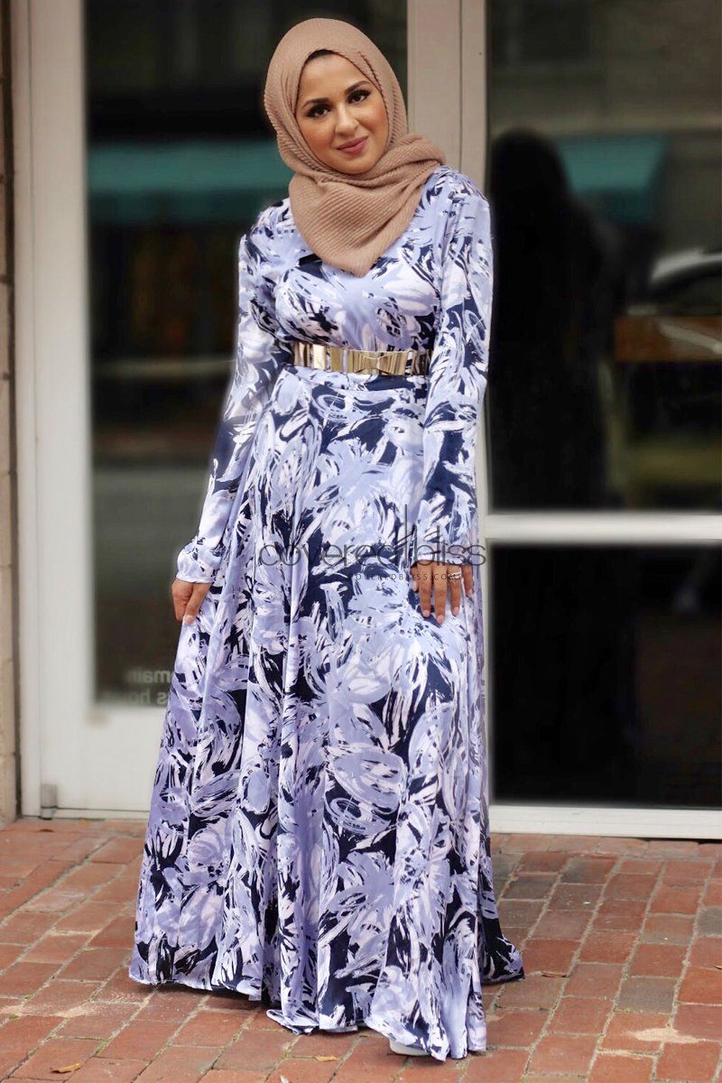 Milani Maxi Dress – Elegant Seven Seas Blue Summer Gown S / Milani